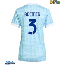 Juventus Gleison Bremer #3 Bortedrakt Dame 2025-26 Kortermet